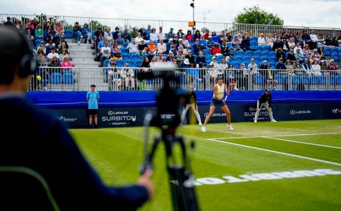 Tatjana Maria from Germany Lexus Surbiton Trophy, Day 7, Tennis, Surbiton Racket & Fitness Club, London, UK - 09 June 2024  Copyright: xDavexShopland Shutterstockx 14526576x