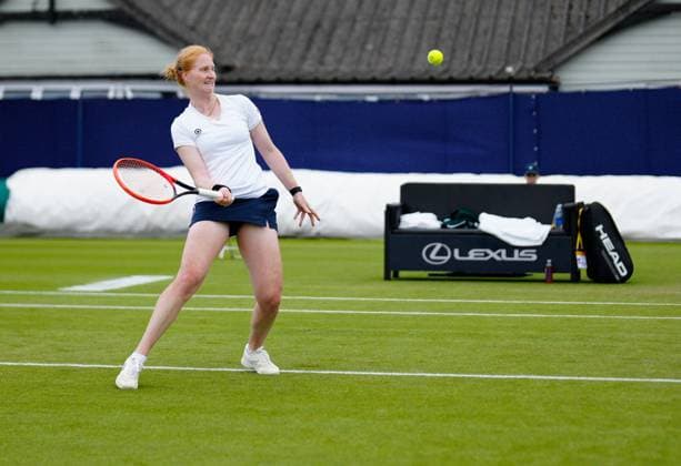 Alison Van Uytvanck from Belgium Lexus Surbiton Trophy, Day 7, Tennis, Surbiton Racket & Fitness Club, London, UK - 09 June 2024  Copyright: xDavexShopland Shutterstockx 14526576s