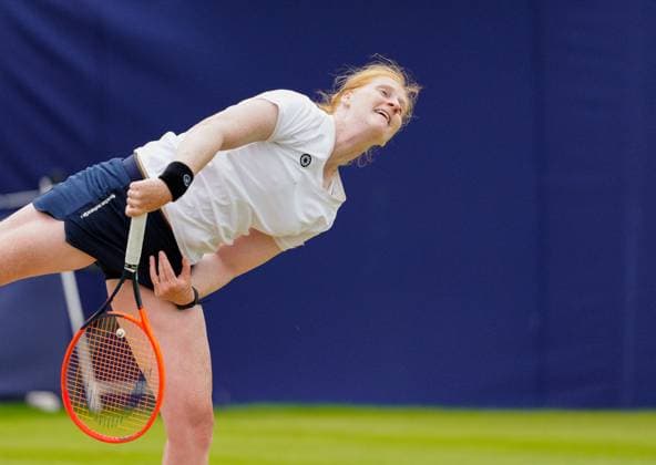 Winner Alison Van Uytvanck from Belgium Lexus Surbiton Trophy, Day 7, Tennis, Surbiton Racket & Fitness Club, London, UK - 09 June 2024  Copyright: xDavexShopland Shutterstockx 14526576am
