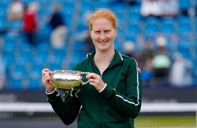 Winner Alison Van Uytvanck from Belgium with Trophy Lexus Surbiton Trophy, Day 7, Tennis, Surbiton Racket & Fitness Club, London, UK - 09 June 2024  Copyright: xDavexShopland Shutterstockx 14526576bf