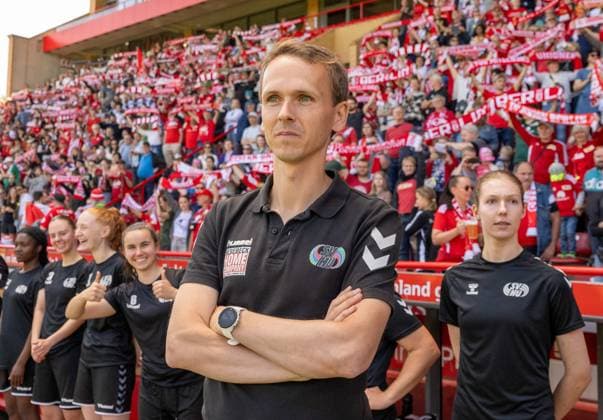 Soccer, Women, Season 2023 2024, Promotion match to 2 Bundesliga first leg , 1 FC Union Berlin SV Henstedt Ulzburg, Coach Christian Jürss SV Henstedt Ulzburg , 09 06 2024, Copyright: xMatthiasxKochx