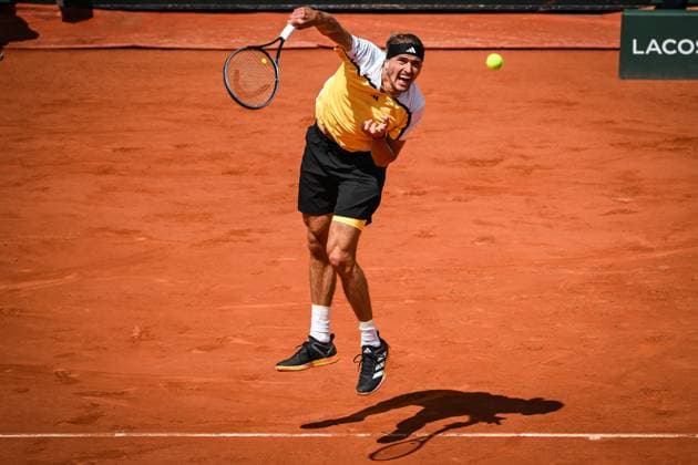 June 9, 2024, Paris, France, France: Alexander ZVEREV of Germany during the fifteenth day of Roland-Garros 2024, French Open 2024, Grand Slam tennis tournament at the Roland-Garros Stadium on June 09, 2024 in Paris, France. Paris France - ZUMAm308 20240609_zsp_m308_001 Copyright: xMatthieuxMirvillex