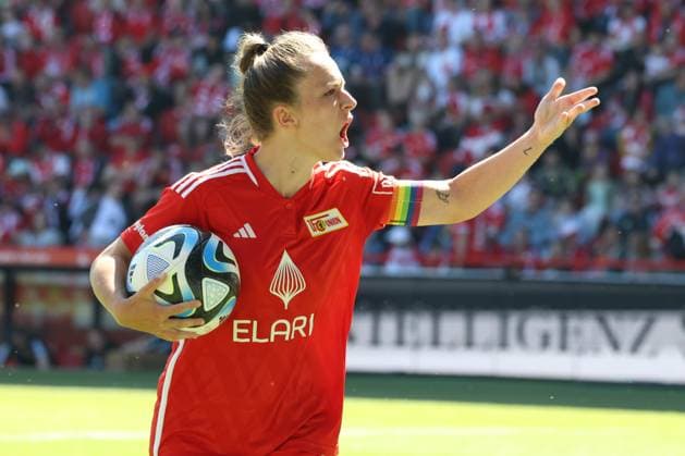 DEU, Region, Women, 1 FC Union vs Henstedt Ulzburg, 09 06 2024, Stadion Alte Foersterei, Berlin, DEU, Region, Women, 1 FC Union vs Henstedt Ulzburg, in the picture Lisa Heiseler 1 FC Union Berlin 7 DFL regulations prohibit any use of Photographs as image sequences and or quasi video Foto Juergen Engler nordphoto GmbH nordphotoxGmbHx xEngler nph00076