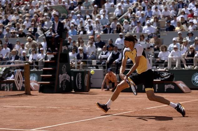 Alexander Zverev of Germany in action French Open Tennis, Day 15, Tennis, Roland Garros, Paris, France - 09 June 2024  Copyright: xEllaxLing Shutterstockx 14523811c
