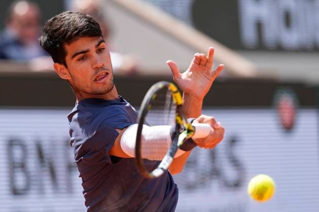 Carlos Alcaraz TENNIS : Roland Garros 2024 - Paris - 09 06 2024 GlennGervot Panoramic 