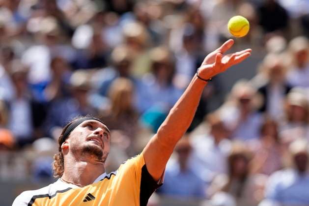 Alexander Zverev TENNIS : Roland Garros 2024 - Paris - 09 06 2024 GlennGervot Panoramic 