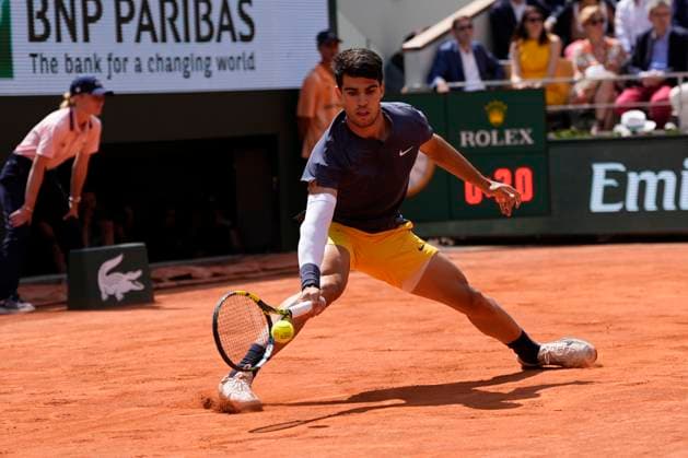 Carlos Alcaraz TENNIS : Roland Garros 2024 - Paris - 09 06 2024 GlennGervot Panoramic 