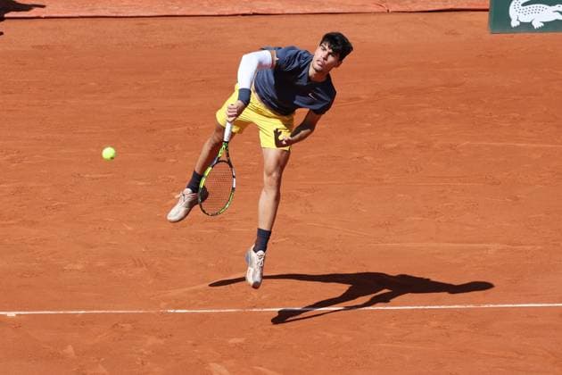 ROLAND GARROS 2024 Thierry Larret Maxppp. Tennis. Roland Garros 2024. Internationaux de France de tennis. Stade Roland Garros, Paris (75). Le 9 juin 2024. Finale Hommes : Court Philippe Chatrier : Alexander ZVEREV (GER) vs Carlos ALCARAZ (ESP) PARIS (75) STADE ROLAND GARROS PARIS ILE DE FRANCE FRANCE  Copyright: xThierryxLarret MAXPPPxThierryxLarretx TL_20240609_0037 0535795434st