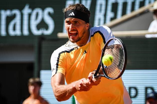 June 9, 2024, Paris, France, France: Alexander ZVEREV of Germany during the fifteenth day of Roland-Garros 2024, French Open 2024, Grand Slam tennis tournament at the Roland-Garros Stadium on June 09, 2024 in Paris, France. Paris France - ZUMAm308 20240609_zsp_m308_014 Copyright: xMatthieuxMirvillex