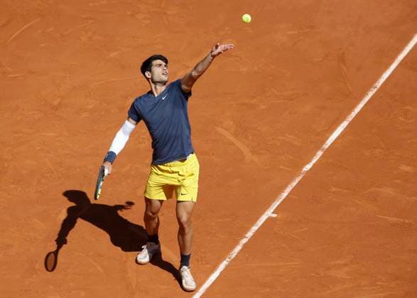 Carlos Alcaraz ESP , Mens Singles, Final, Final Tennis French Open 2024 Roland Garros Paris France June 9, 2024 Copyright: xJuergenxHasenkopfx