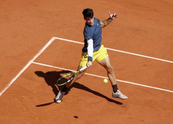 Carlos Alcaraz ESP , Mens Singles, Final, Final Tennis French Open 2024 Roland Garros Paris France June 9, 2024 Copyright: xJuergenxHasenkopfx