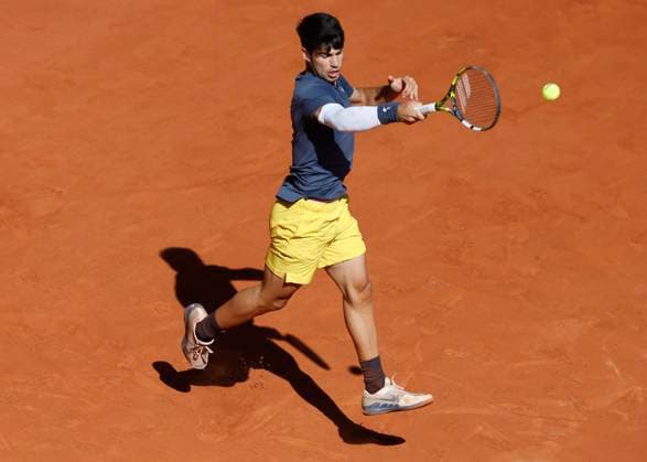 Carlos Alcaraz ESP , Mens Singles, Final, Final Tennis French Open 2024 Roland Garros Paris France June 9, 2024 Copyright: xJuergenxHasenkopfx