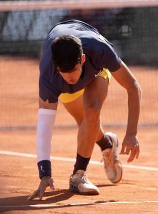 Carlos Alcaraz of Spain in action French Open Tennis, Day 15, Tennis, Roland Garros, Paris, France - 09 June 2024  Copyright: xEllaxLing Shutterstockx 14523811ay