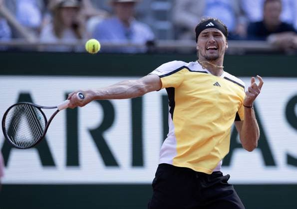 Alexander Zverev of Germany in action French Open Tennis, Day 15, Tennis, Roland Garros, Paris, France - 09 June 2024  Copyright: xEllaxLing Shutterstockx 14523811aw