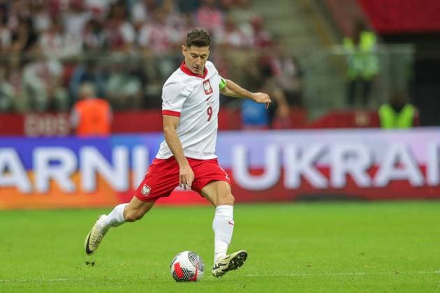 Poland-Ukraine Friendly match in Warsaw, Poland - 7 Jun 2024 Robert Lewandowski of Poland in action during the Friendly match between Poland and Ukraine at PEG Narodowy. Final score: Poland 3:1 Ukraine. Warsaw Poland Copyright: xGrzegorzxWajdax xSOPAxImagesx Polska-Ukraina_07062024_1