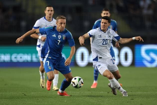 Football, Italy - Bosnia and Herzegovina