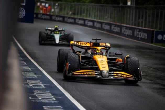 81 PIASTRI Oscar (aus), McLaren F1 Team MCL38, action during the Formula 1 AWS Grand Prix du Canada 2024, 9th round of the 2024 Formula One World Championship, WM, Weltmeisterschaft from June 07 to 09, 2024 on the Circuit Gilles Villeneuve, in MontrÃ al, Canada - F1 - CANADIAN GRAND PRIX 2024 DPPI Panoramic  240609_R09_CANADA_DP_XB5_1333
