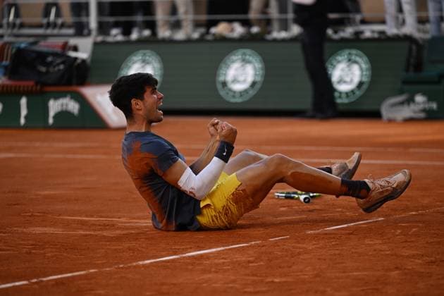2024 Roland Garros Mens Single Final Carlos Alcaraz ESP vs Alexander Zverev GER