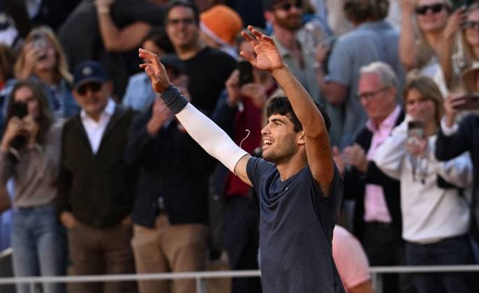 2024 Roland Garros Mens Single Final Carlos Alcaraz ESP vs Alexander Zverev GER