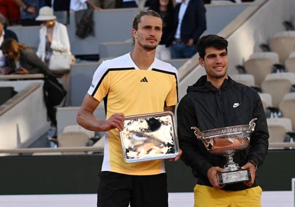 2024 Roland Garros Mens Single Final Carlos Alcaraz ESP vs Alexander Zverev GER