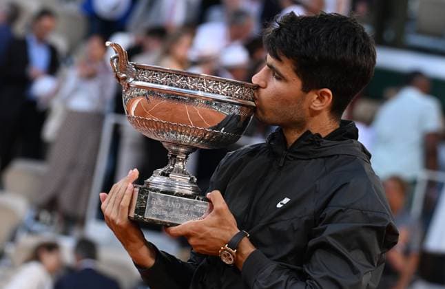 2024 Roland Garros Mens Single Final Carlos Alcaraz ESP vs Alexander Zverev GER
