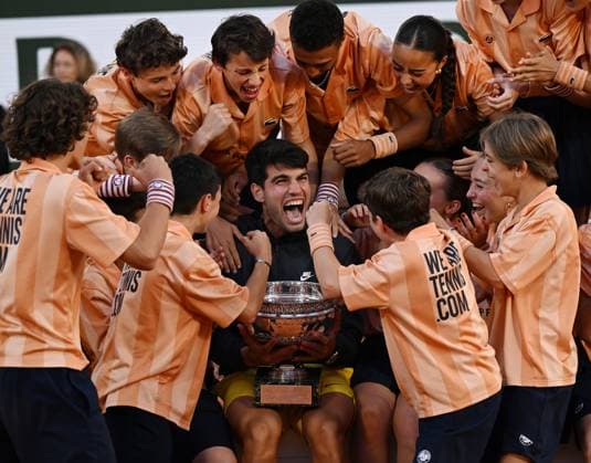 2024 Roland Garros Mens Single Final Carlos Alcaraz ESP vs Alexander Zverev GER