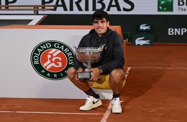 2024 Roland Garros Mens Single Final Carlos Alcaraz ESP vs Alexander Zverev GER