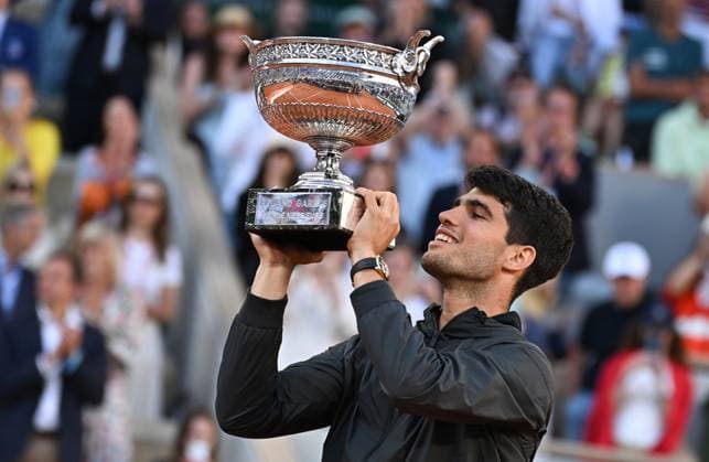 2024 Roland Garros Mens Single Final Carlos Alcaraz ESP vs Alexander Zverev GER