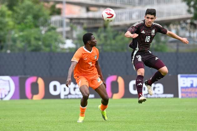 CÃ te d Ivoire Vs Mexique Rodrigo Lopez (Mexique) FOOTBALL : Festival International Espoirs - Tournoi Maurice Revello - 09 06 2024 WilliamCannarella Panoramic 