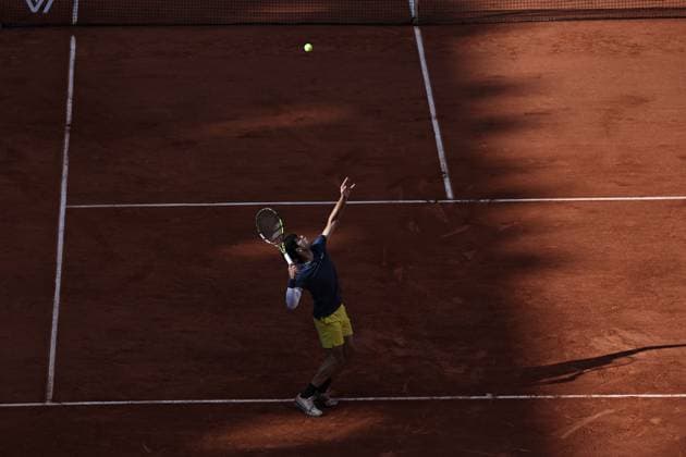 Carlos Alcaraz, ESP, during final of 2024 French Open at Roland Garros, Paris, 09 06 2024
