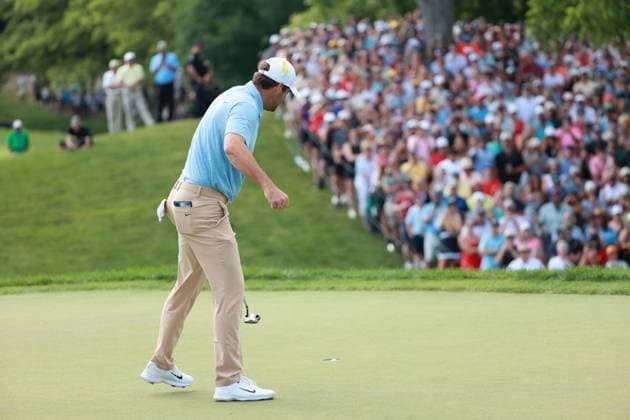 The Memorial Tournament Scottie Scheffler of the United States reacts after winning The Memorial Tournament presented by Workday at Muirfield Village Golf Club in Dublin, Ohio, USA on Sunday, June 9, 2024. Dublin Ohio United States  Copyright: xJorgexLemusx originalFilename:lemus-thememor240609_nprMS.jpg
