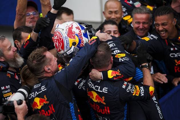 VERSTAPPEN Max (ned), Red Bull Racing RB20, portrait during the Formula 1 AWS Grand Prix du Canada 2024, 9th round of the 2024 Formula One World Championship, WM, Weltmeisterschaft from June 07 to 09, 2024 on the Circuit Gilles Villeneuve, in MontrÃ al, Canada - F1 - CANADIAN GRAND PRIX 2024 DPPI Panoramic  240609_R09_CANADA_DP_EA010332