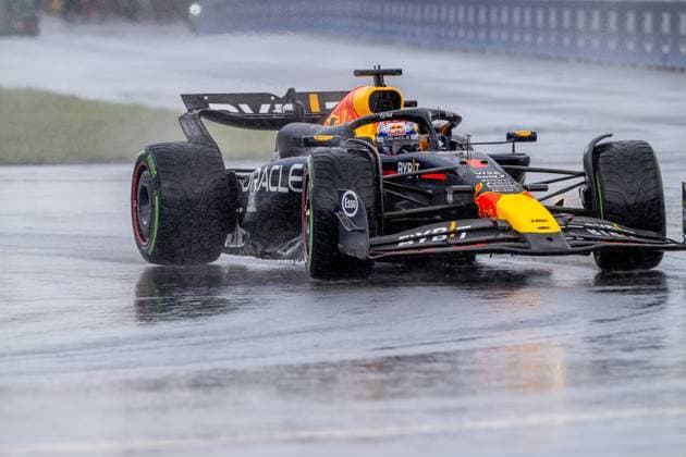 MONTREAL, CANADA: Max Verstappen, racing for the Red Bull Racing team during the 2024 Formula 1 Canadian Grand Prix at the Circuit Gilles Villeneuve in Montreal, Canada