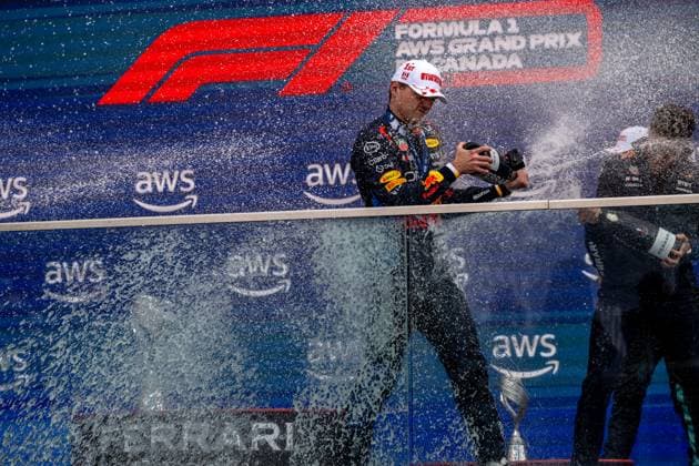 MONTREAL, CANADA: Max Verstappen, racing for the Red Bull Racing team during the 2024 Formula 1 Canadian Grand Prix at the Circuit Gilles Villeneuve in Montreal, Canada