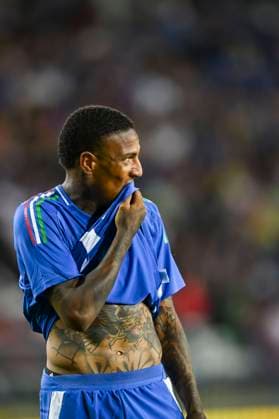 Michael Folorunsho (Italy) during the UEFA European Qualifier 2023-2024 match between Italy 1-0 Bosnia Erzegovina at Carlo Castellani Stadium Stadium on June 09, 2024 in Empoli , Italy. Noxthirdxpartyxsales  (255960213)