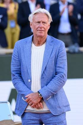 French Open - Carlos Alcaraz Wins The Men s Final Bjorn Borg during the podium ceremony following the men s final on Day 15 of the 2024 French Open at Roland-Garros Stadium on June 9, 2024 in Paris, France. Photo by Laurent Zabulon ABACAPRESS.COM Paris France  Copyright: xZabulonxLaurent ABACAx