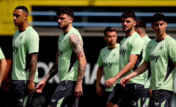 Republic of Ireland Squad Training, Estadio de Sao Miguel, Azores, Portugal 10 6 2024 Troy Parrott Troy Parrott 10 6 2024  Copyright: x INPHO RyanxByrnex RB1_7897