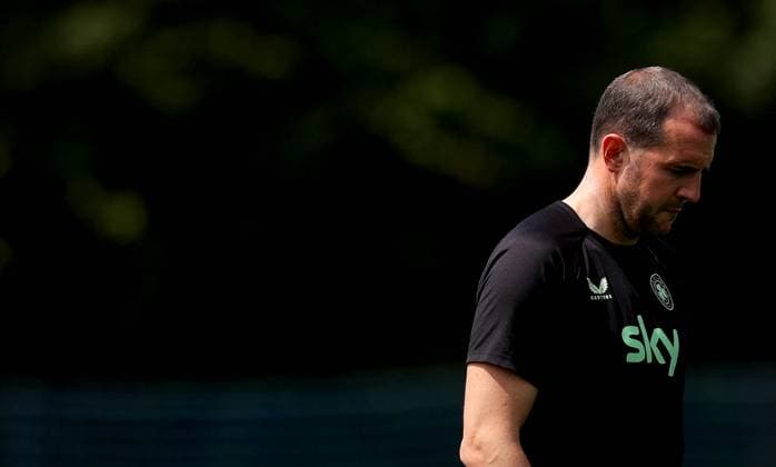 Republic of Ireland Squad Training, Estadio de Sao Miguel, Azores, Portugal 10 6 2024 Interim Head Coach John O™Shea John O™Shea 10 6 2024  Copyright: x INPHO RyanxByrnex RB1_8653