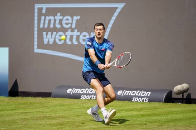 BOSS Open ATP 250 2024 Stuttgart, 10 06 2024 Sebastian Ofner AUT, Austria First round BOSS Open 2024, ATP 250, TC Weissenhof grounds on 10 06 2024, Stuttgart Copyright: xBEAUTIFULxSPORTSx Pajonkx
