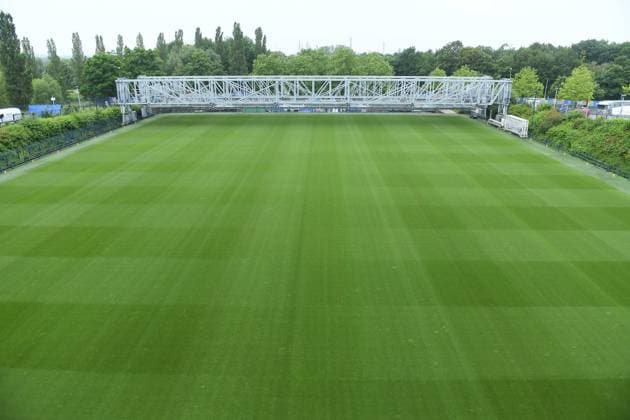 UEFA EURO 2024 Stadium Open Media Days on 10 06 2024 in the Arena AufSchalke in Gelsenkirchen The pitch was moved out of the arena xRx