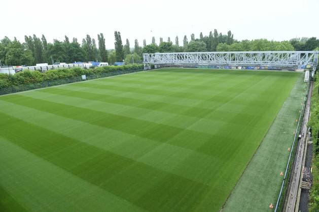 UEFA EURO 2024 Stadium Open Media Days on 10 06 2024 in the Arena AufSchalke in Gelsenkirchen The pitch was moved out of the arena xRx