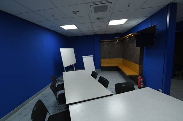 UEFA EURO 2024 Stadium Open Media Days on 10 06 2024 in the Arena AufSchalke in Gelsenkirchen Changing room in the Arena AufSchalke xRx