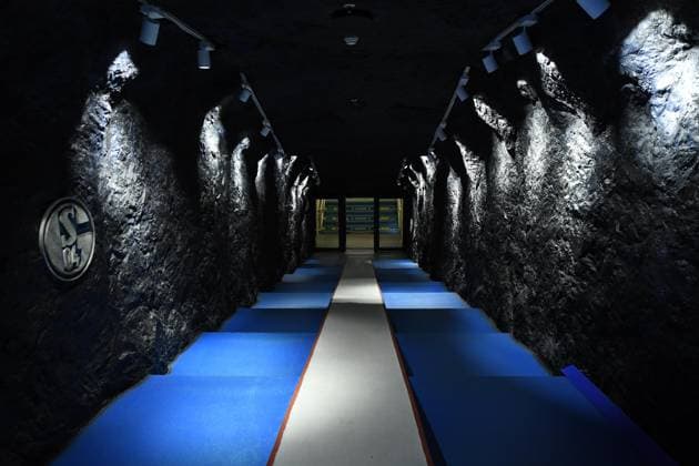 UEFA EURO 2024 Stadium Open Media Days on 10 06 2024 in the Arena AufSchalke in Gelsenkirchen Player tunnel in the Arena AufSchalke xRx