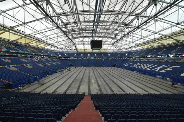 UEFA EURO 2024 Stadium Open Media Days on 10 06 2024 in the Arena AufSchalke in Gelsenkirchen Interior view Arena AufSchalke xRx