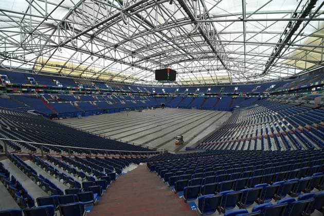 UEFA EURO 2024 Stadium Open Media Days on 10 06 2024 in the Arena AufSchalke in Gelsenkirchen Interior view Arena AufSchalke xRx