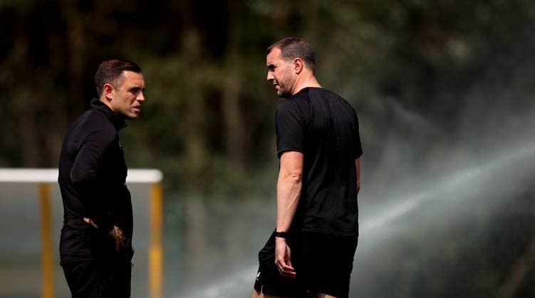 Republic of Ireland Squad Training, Estadio de Sao Miguel, Azores, Portugal 10 6 2024 Interim Head Coach John O™Shea John O™Shea 10 6 2024  Copyright: x INPHO RyanxByrnex RB1_6421