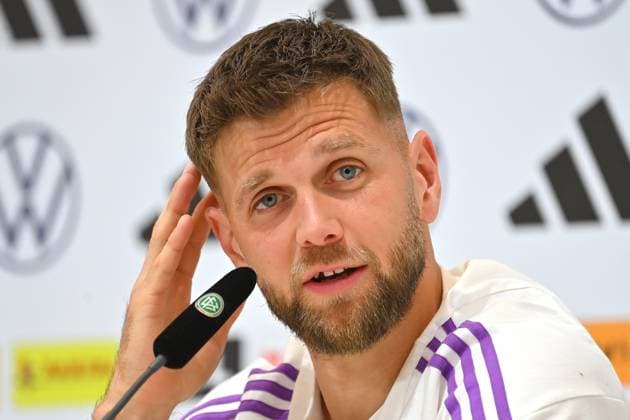 Niclas FUELLKRUG GER , single picture,cropped single motif,portrait,portrait,portrait press conference, German national football team,training camp in Herzogenaurach on 10 06 2024