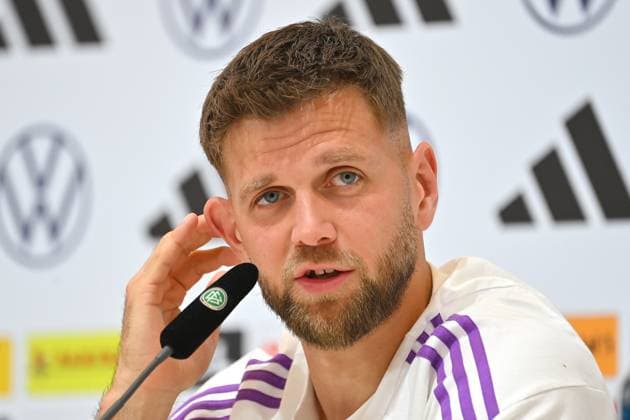 Niclas FUELLKRUG GER , single picture,cropped single motif,portrait,portrait,portrait press conference, German national football team,training camp in Herzogenaurach on 10 06 2024