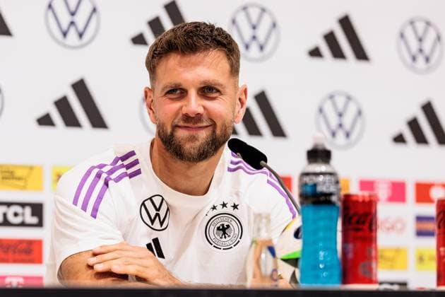 Training camp preparation UEFA EURO 2024 Germany 10 06 2024 Niclas Füllkrug Germany, 9 smiles Training camp preparation UEFA EURO 2024 Germany Press conference HerzoBase, Herzogenaurach on 10 06 2024 Copyright: xBEAUTIFULxSPORTS Wunderlx