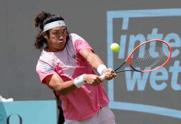 10 06 2024, Boss Open 2024, ATP Tour 250, TC Weissenhof Stuttgart, Tennis, Sport, in the picture Zhizhen Zhang CHN